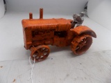 AC WFE Tractor, Cast Iron with Man, Brand Unknown, Old or Reprod, 1:16 Scal