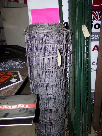 Partial Roll of 48'' Tall Page Fence Wire (Approx. 12-15')