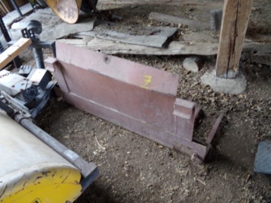 51'' Grader Blade Attachment, Looks Like Built To Hand On A Blade