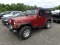 1999 Jeep Patriot Rubicon 4WD, 5 Spd Manual, Maroon with Black Removable Ha