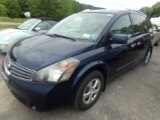 2009 Nissan Quest 3.5S, Dark Blue, Auto, 3rd Row, P Windows, 85,485 Miles,