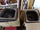 (2) Unused SS Steel Floor Sinks