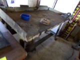 60'' x 31'' Steel Workbench w/4'' Bench Vise