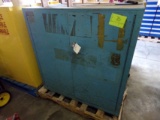 43''W x 45''T x 18''D Blue Flammable Cabinet