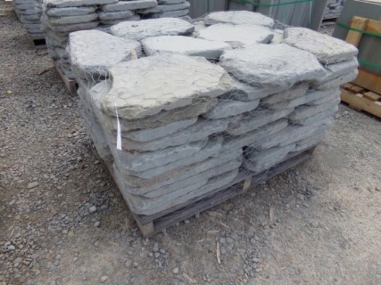 Tumbled Pavers, 2'' x Assorted Sizes, 132 SF, Sold by SF (132 x Bid Price)