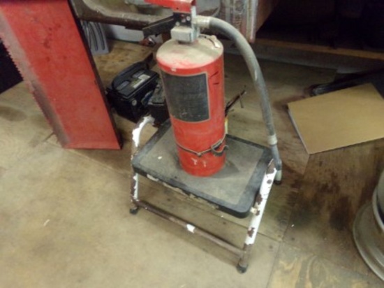 Step Stool and Fire Extinguisher