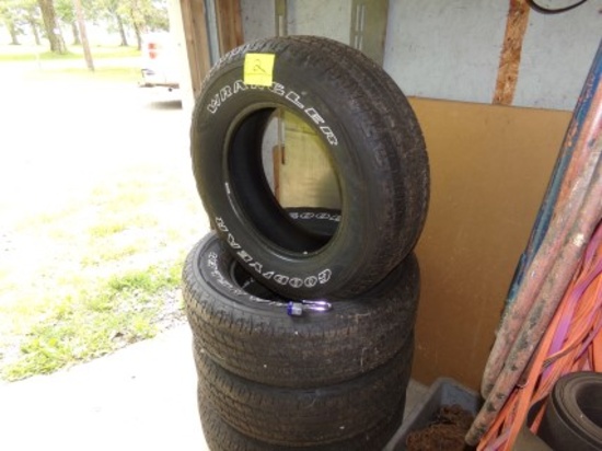 (4) Goodyear Wrangler 275/65 R18 Light Truck Tires, Excellent Tread (4 x Bi