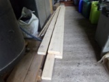 Small Amount of Dimensional Lumber on Floor - 2 x 6 - 2 x 4's etc.