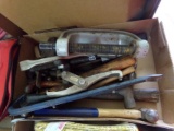 Box w/Hammers, Pullers & Crowbar