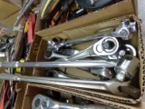 Box of Ratchets, Breaker Bars & All in 1 Wrench