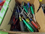 Box with Large Qty of Screw drivers