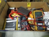 Box with ELec Testers, O Rings, Etc
