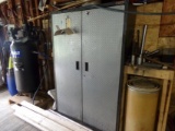 Gladiator 2 Door Metal Garage Cabinet w/Diamond Plate Doors, 74'' Tall x 48