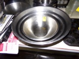 (3) SS Mixing Bowls - 18'', 15'' & 12'' Diameter   (All 1 Price)