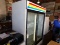 True Double Door Display Commercial Refrigerator, New Thermostat Recently,