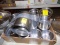 (17) Assorted Stainless Steam Table Pots