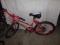Red Unisex Mountain Bike, Lots of Stickers On It