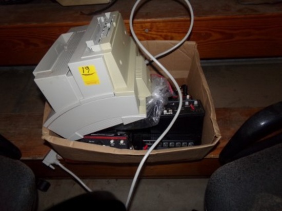 Box with Printer, and CB Radios