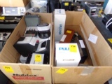 (2) Boxes with  Misc Meteres, Sub Boxes & Other Electronic Lab Equipment