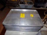 (13) Alum 1/2 Sheet Pans