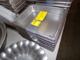 (7) Stainless 1/2 Pans