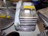 (16) Pcs Assorted Stainless Prep Pans