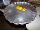 (2) Pewter Cocktail Platters, (2x Bid Price)