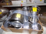 (17) Assorted Stainless Steam Table Pots