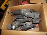 Box of Porter Cable Cordless Tools w/ No Batteries