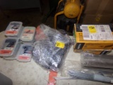 Paslode Finish Nailer for Parts, (2) Boxes of Strip Nails, and (8) Small Bo