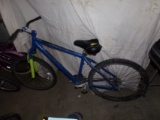 Blue Spray Painted Mens Mountain Bike