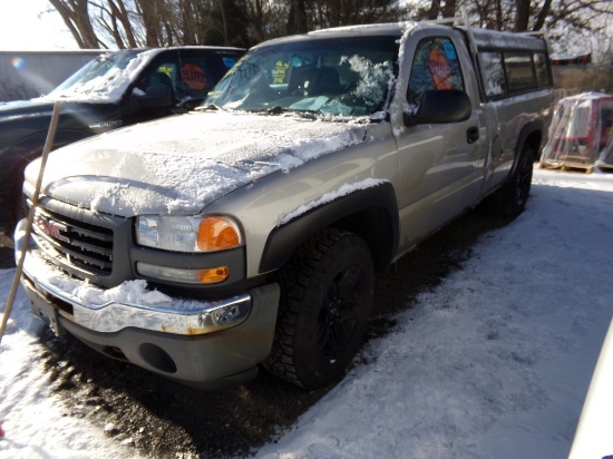 2007 GMC Sierra 4x4, Grey, Auto, 201,176 Miles, VIN# 1GTEK14X57Z178165, NYS