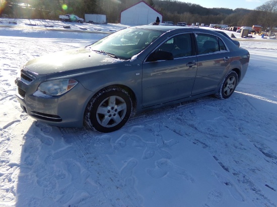 2008 Chevrolet Malibu LS, 4DSDN, Lt Blue, Auto Trans, Power Control Driver