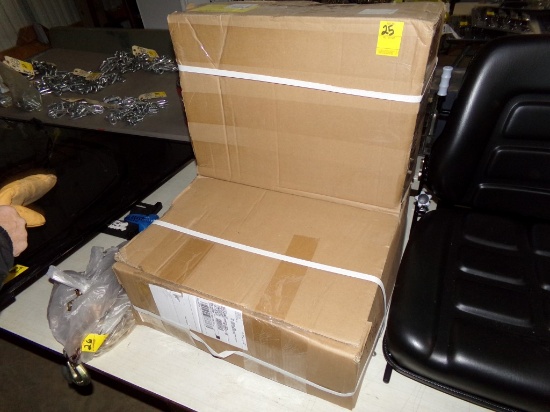 High Quality Sliding Equipment Seat - Black, New In Box