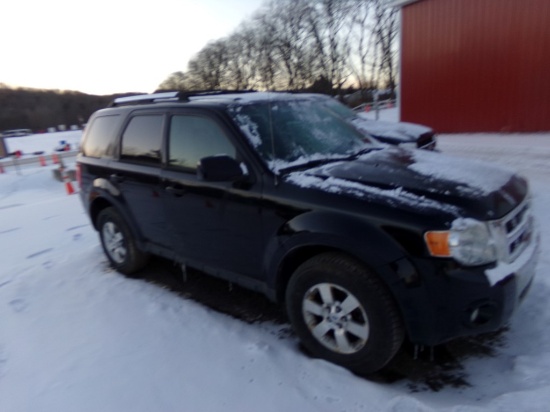 2010 Ford Escape Limited SUV, Black, 4wd, Leather, 176,400 Miles, VIN# 1FMC