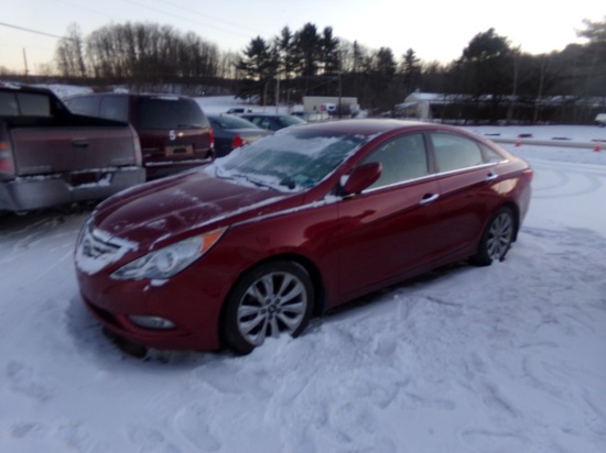 2013 Hyundai Sonata, Maroon, 4DSD, Alum Wheels, Miles Unknown, 5NPEC4ACXDH5