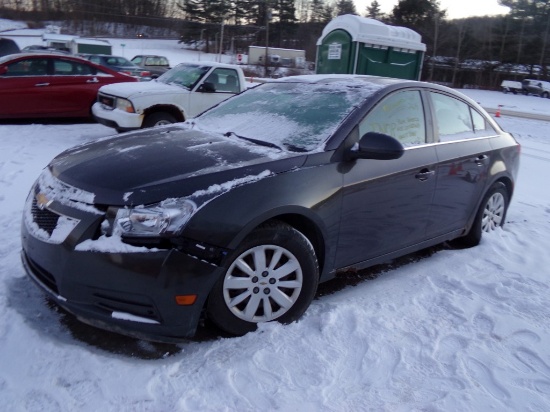 2011 Chevrolet Cruze LT, Charcoal Gray, 4DSD, 132,627 Miles, VIN# 1G1PF5S98