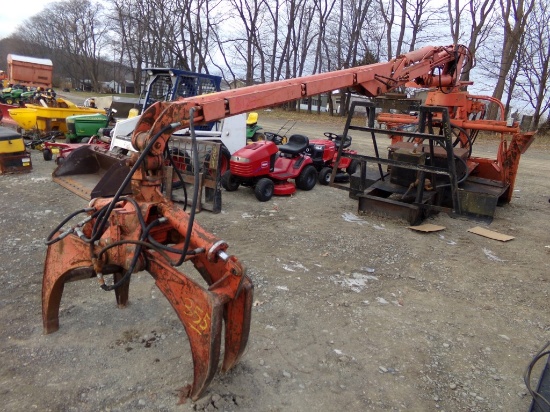 Prentice Log Crane Truck Body w/ Outriggers and Self Contained PTO Driven H