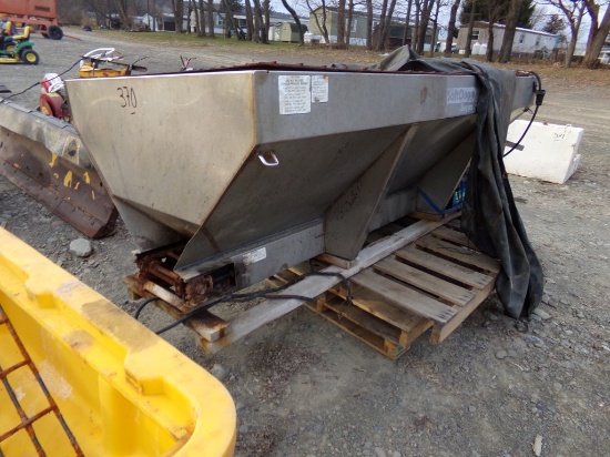 Buyers Salt Dogg Stainless Spreader, Intek 10.5 HP Engine, Well Used, Chain