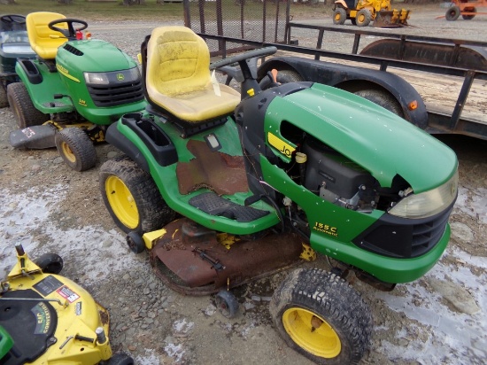 JD 155 C Automatic 25HP, 48'' Deck, No Hours, Missing Parts, Not Running, S