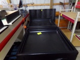(2) 36'' x 36'' Black Plastic Produce Crates w/ Display Top, (2x Bid Price)