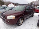 2008 Chevrolet Uplander Van, Maroon, FWD, V6, Auto Trans, 2nd Row Bucket Se