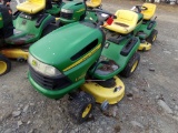 JD LA105, 42'' Deck, 19.5HP Engine, No Ignition Switch, No Hours, Not Runni