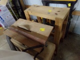 Wooded Homemade Work Bench, Homemade Slot Sander