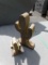 (2) Stone Cactus Trees - Sell As A Set - 12'' and 6''