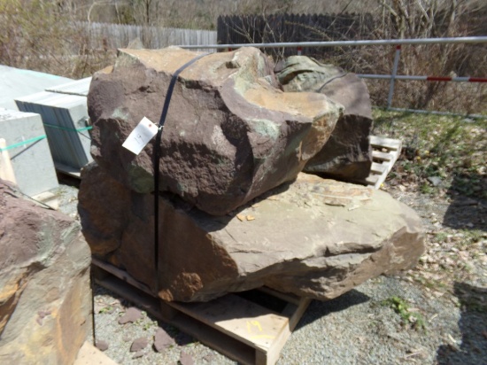 (2) Mottled Lilac Landscape Boulder - Large - Sold By Pallet