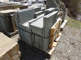 ''Blue'' Natural Cleft Pattern - 1 1/2'' x Random Size - 120SF, Sold by SF,