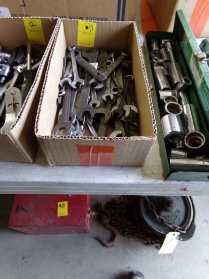 Box of Combination Wrenches