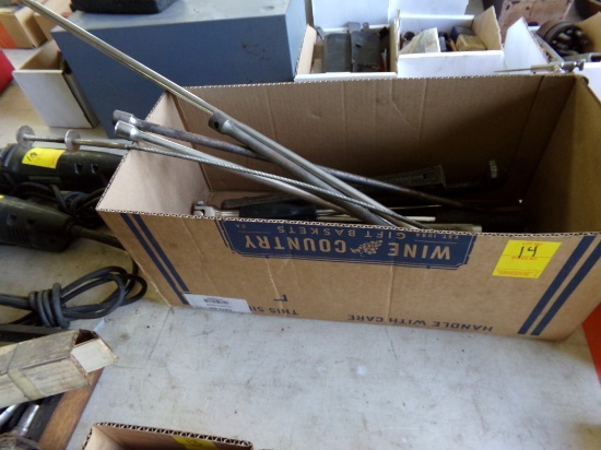 Large Box of Misc Wrenches & Extensions