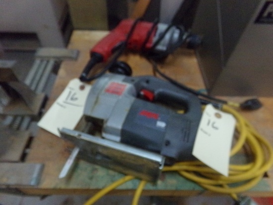 Skil Hand Jigsaw & MIlwaukee 3/8'' Drill - Both Corded